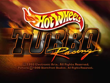 Hot Wheels - Turbo Racing (Europe) (En,Fr,De) screen shot title